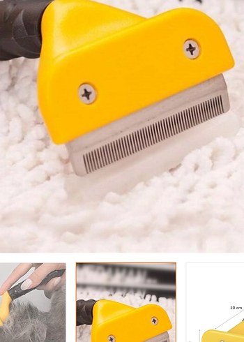 Renkli Sarı Kedi - Köpek Tüyü Temizleyici - Görsel 4