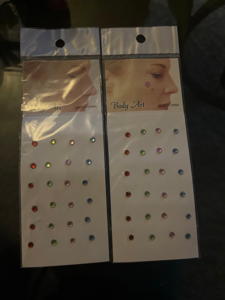 Çok Renkli Tırnak Süsleri - Body Art - Görsel 2