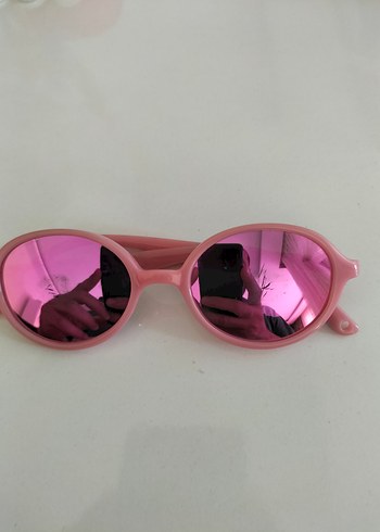 Parlak Pembe 2 6 yaş kız çocuk Güneş Gözlüğü