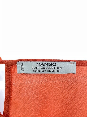 s Beden turuncu Renk Mango Bluz %70 İndirimli.