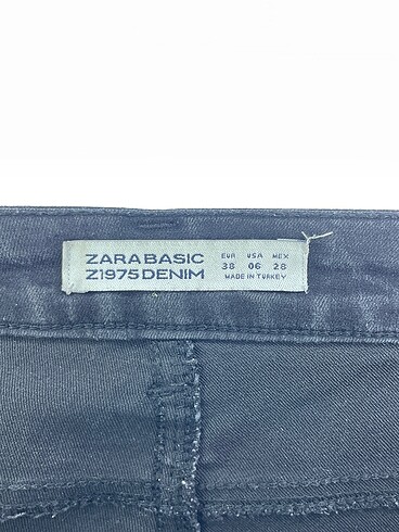 38 Beden siyah Renk Zara Jean / Kot %70 İndirimli.