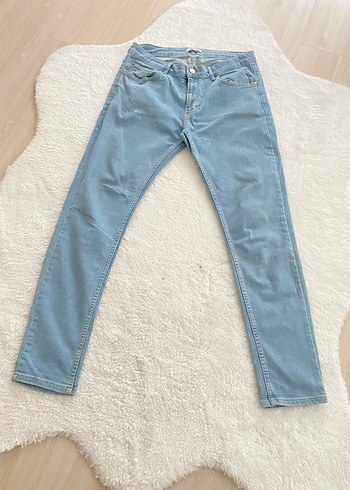 Defacto Acik Mavi Slim Fit Jean
