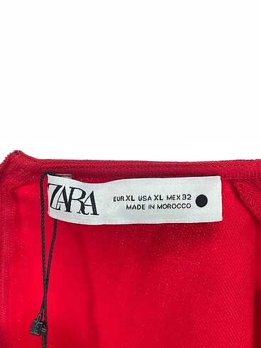 xl Beden kırmızı Renk Zara Uzun Elbise %70 İndirimli.
