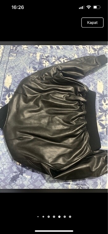 s Beden Zara bomber deri ceket sıfır