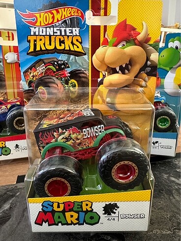 Hot Whells Mario Monster Trucks 4/4 BOWSER