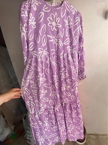 Zara Çiçekli elbise günlük elbise