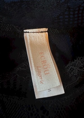 Siyah Dantel Kolsuz Straplez Bustiyer - Görsel 6