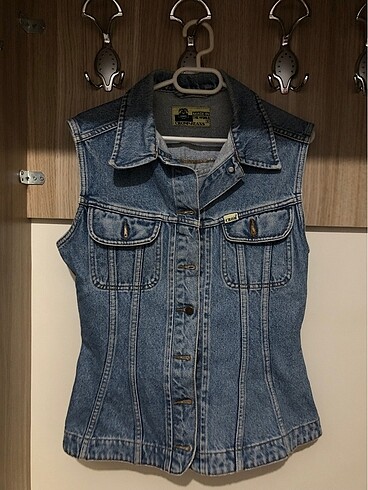 Kot Denim Ceket Yelek kolsuz
