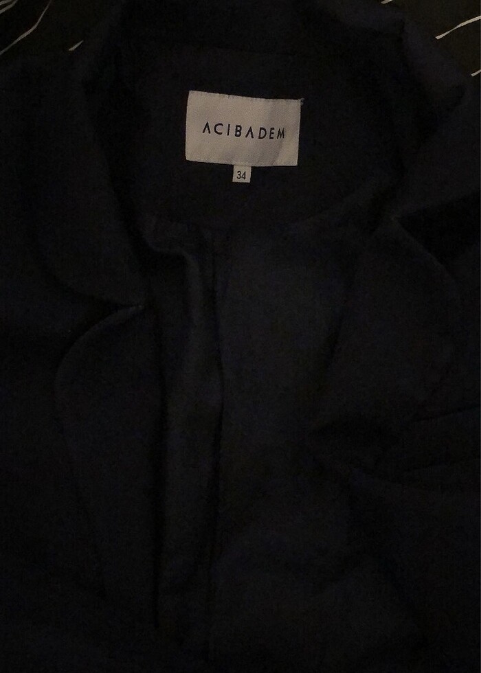 lacivert blazer ceket - Görsel 3