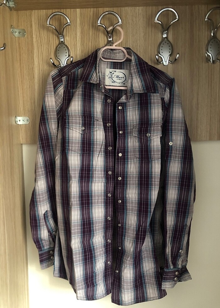 Mavi sorunsuz gömlek - Görsel 2