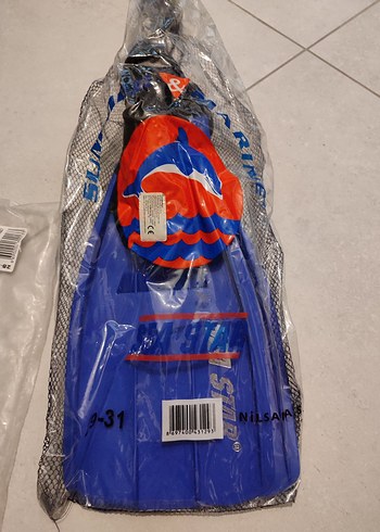 Palet Çocuk Mavi Su Paleti Velcro Bantlı - Görsel 4