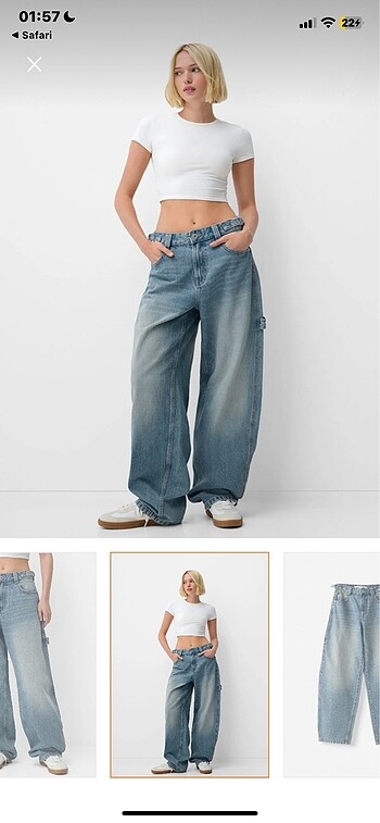 Bershka Ballon - Baggy Jean / Pantolon