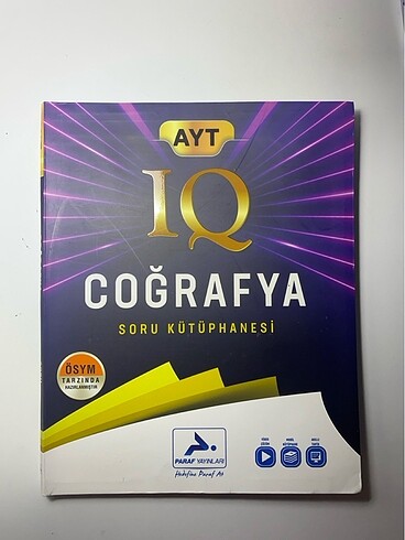 Paraf Yayınları IQ Ayt Coğrafya Soru Bankası