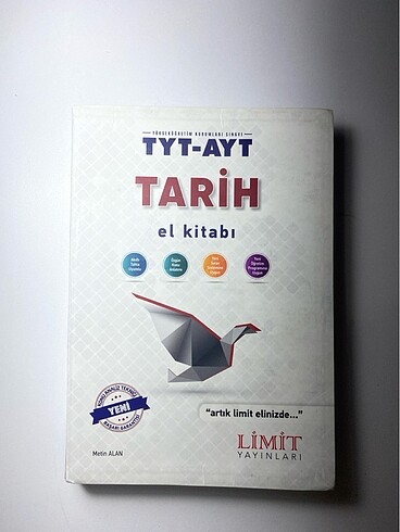 Limit Yayınları Tyt Ayt Tarih El Kitabı