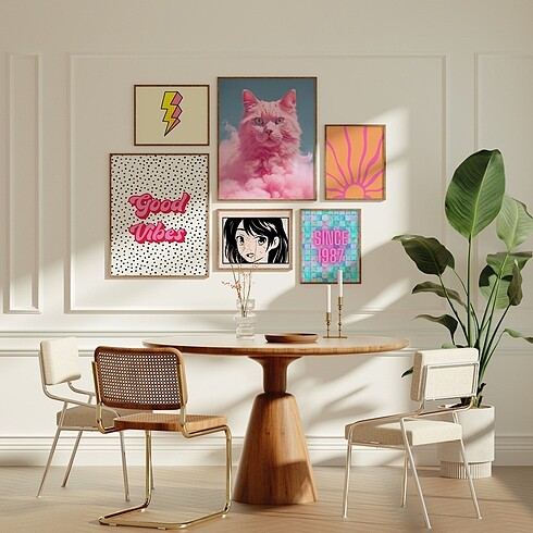 Genç odası poster tablo