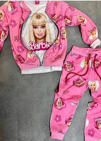 3lü Barbie kız takım 