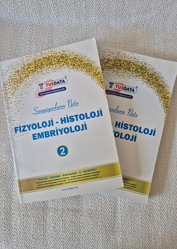 TUSDATA Fizyoloji, Histoloji, Embriyoloji Kitapları 2022 basım