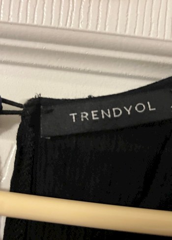 Siyah Nakışlı V Yaka Bohem Tulum - Görsel 9