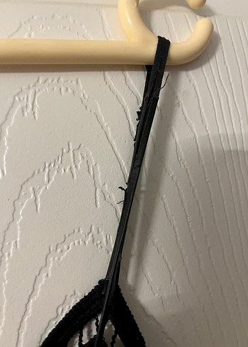 Nakışlı Siyah Gotik Mini Bralet - Görsel 7