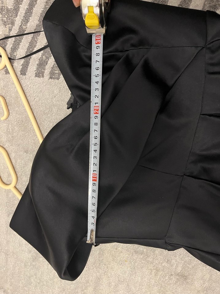 Tek Omuz Drapeli Siyah Uzun Abiye Elbise - Görsel 4