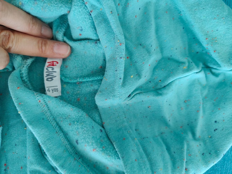 Gri Kapüşonlu Uzun Kollu Bluz - Görsel 2