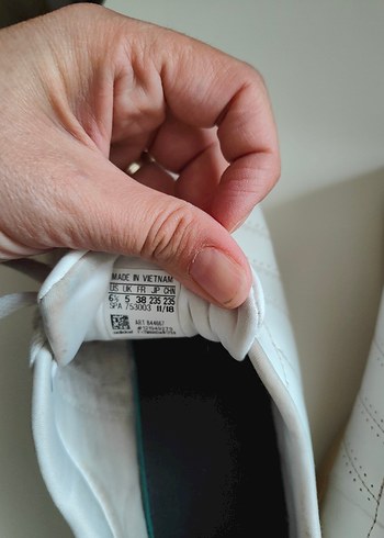 Beyaz Adidas Bağcıklı Kadın Sneaker - Görsel 2