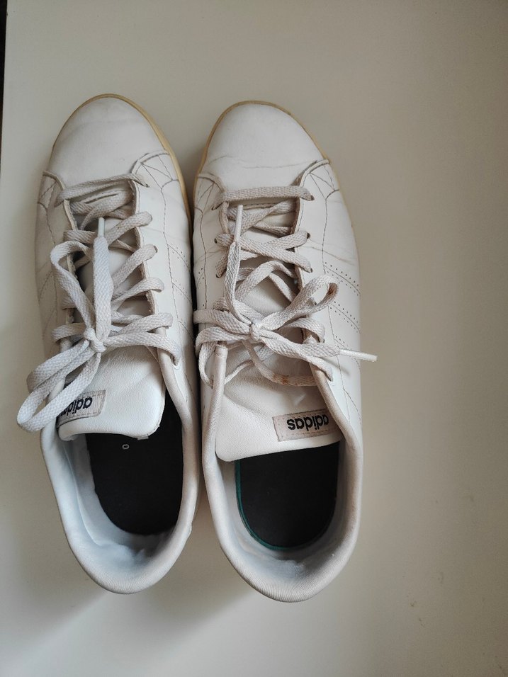 Beyaz Adidas Bağcıklı Kadın Sneaker - Görsel 3