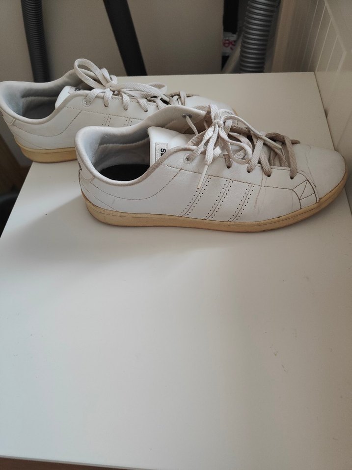 Beyaz Adidas Bağcıklı Kadın Sneaker - Görsel 5