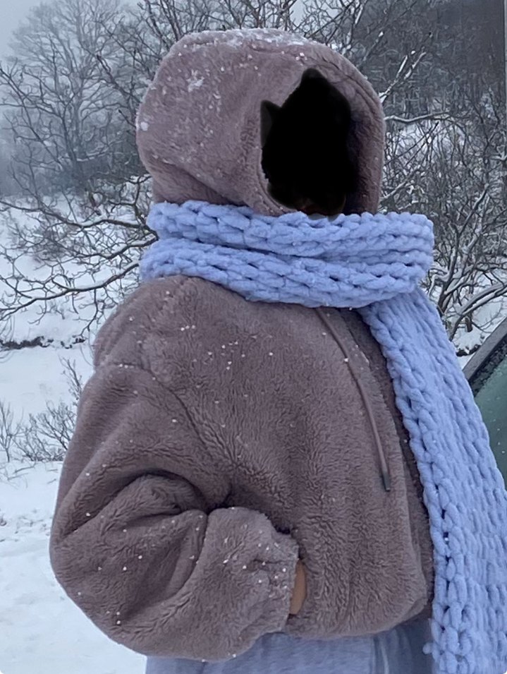 Peluş mont - Görsel 5