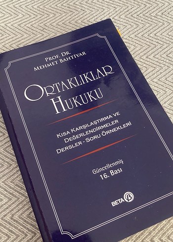 Ortaklıklar Hukuku - Mehmet Bahtiyar