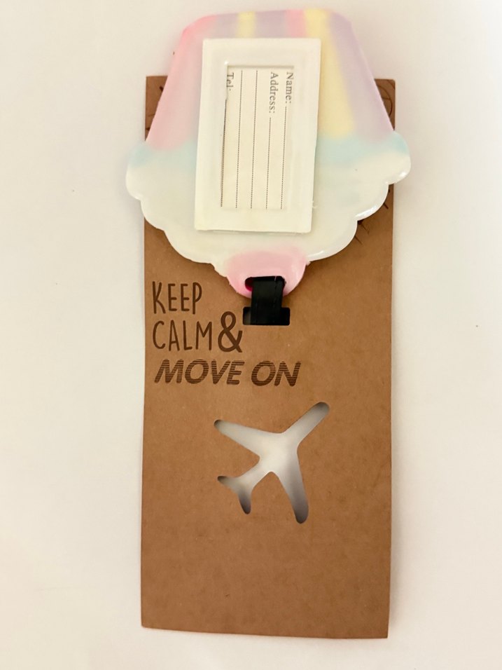 Renkli Cupcake Bagaj Etiketi - Görsel 2