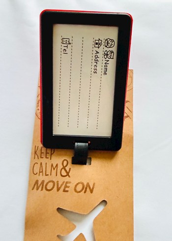 Kırmızı Bavul Etiketi - Don't Touch - Görsel 2