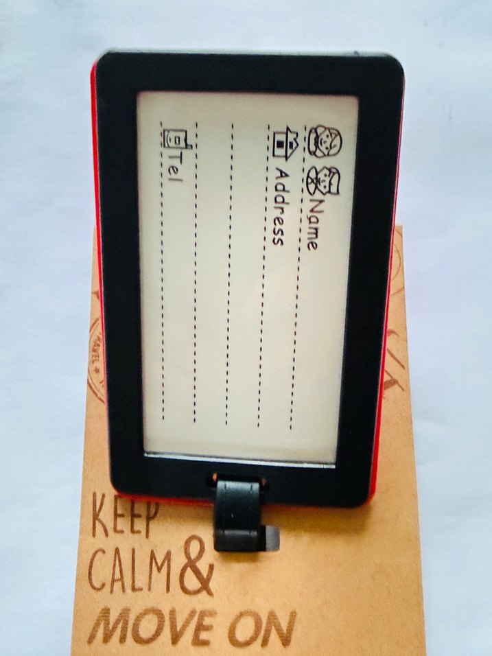 Kırmızı Bavul Etiketi - Görsel 2