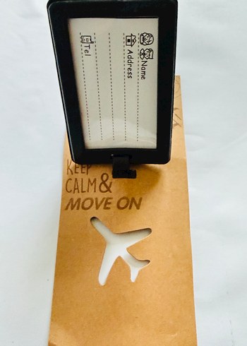 Renkli Çoklu Seyahat Bavul Etiketi - Görsel 2