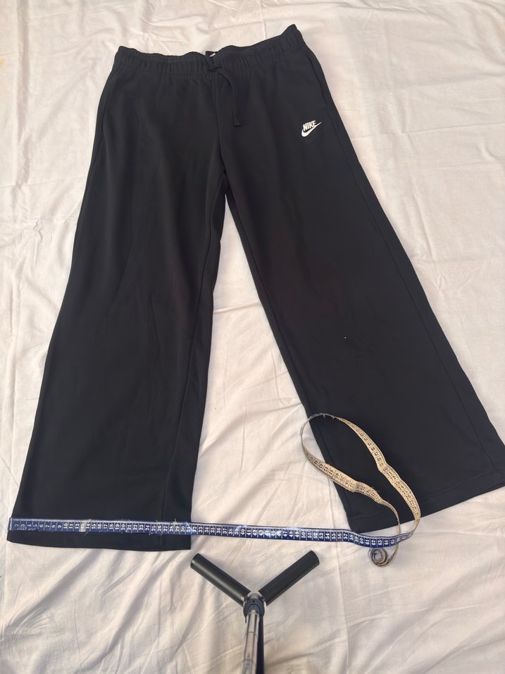 Nike Siyah Kemerli Geniş Kesim erkek Eşofman Altı - Görsel 4