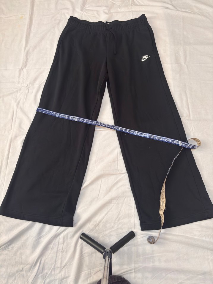 Nike Siyah Kemerli Geniş Kesim erkek Eşofman Altı - Görsel 3