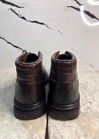 İnci Klasik Kahverengi Deri Erkek Bot - Görsel 4