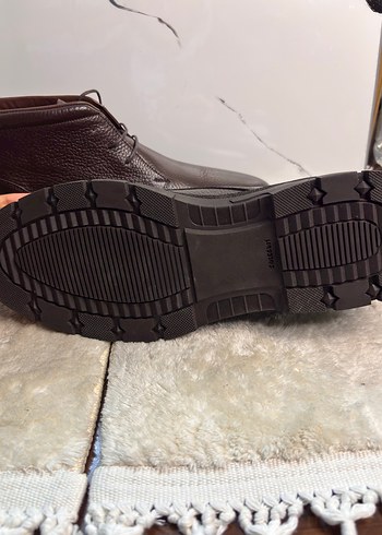 İnci Klasik Kahverengi Deri Erkek Bot - Görsel 5