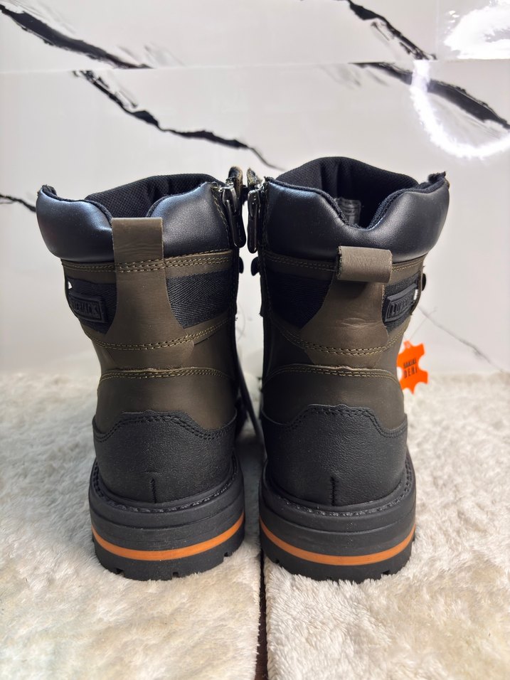 Lumberjack Kahverengi Deri Erkek Bot Siyah Bağcıklı - Görsel 4