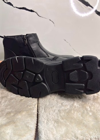 Polarıs 5 Nokta Erkek Siyah Fermuarlı Günlük Bot - Görsel 5