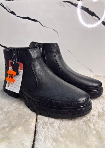 Polarıs 5 Nokta Erkek Siyah Fermuarlı Günlük Bot - Görsel 2