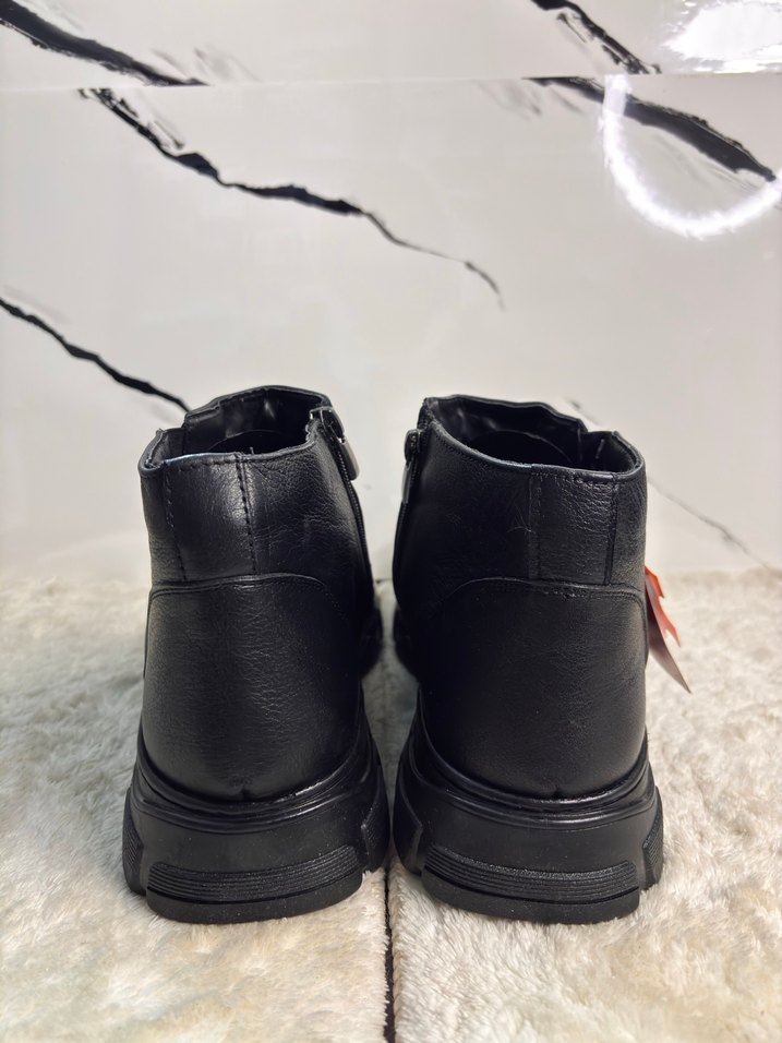 Polarıs 5 Nokta Erkek Siyah Fermuarlı Günlük Bot - Görsel 4