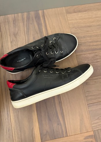Dolce & Gabbana Siyah Bağcıklı Erkek Spor Ayakkabı