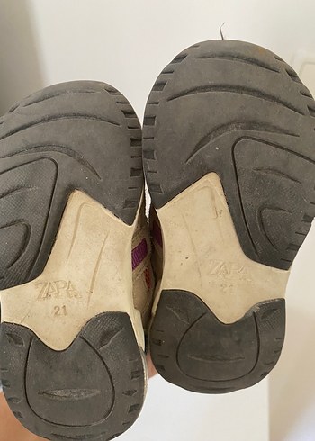 Zara Kız Çocuk Çok Renkli Bağcıksız Spor Ayakkabı
