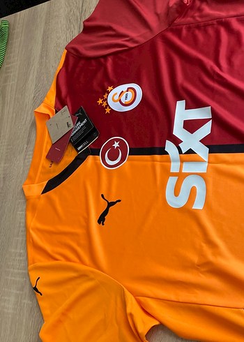 xl Beden kırmızı Renk Galatasaray Erkek Kısa Kollu Forma Orijinal