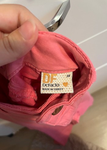 Defacto Pembe Skinny Denim Kadın Pantolon