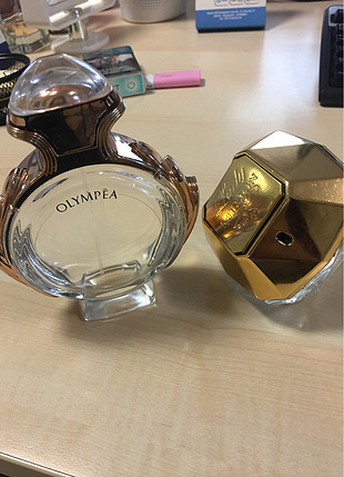 Diğer Olympea 80 ml ve lady million 80 ml orjinal boş parfüm şişesi