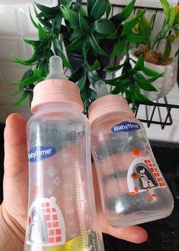 Pembe Pastel Bebek Biberon Seti - Görsel 3