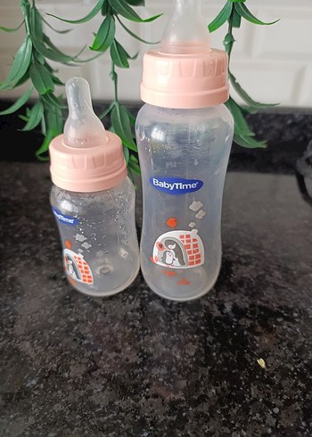 Pembe Pastel Bebek Biberon Seti - Görsel 8