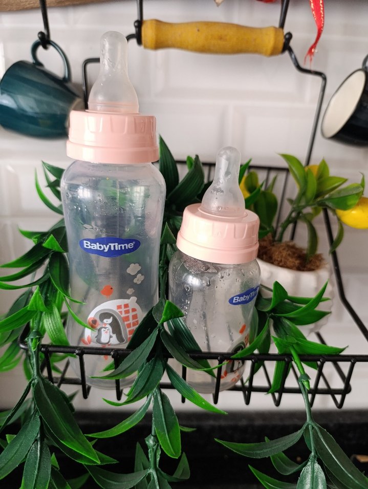 Pembe Pastel Bebek Biberon Seti - Görsel 2